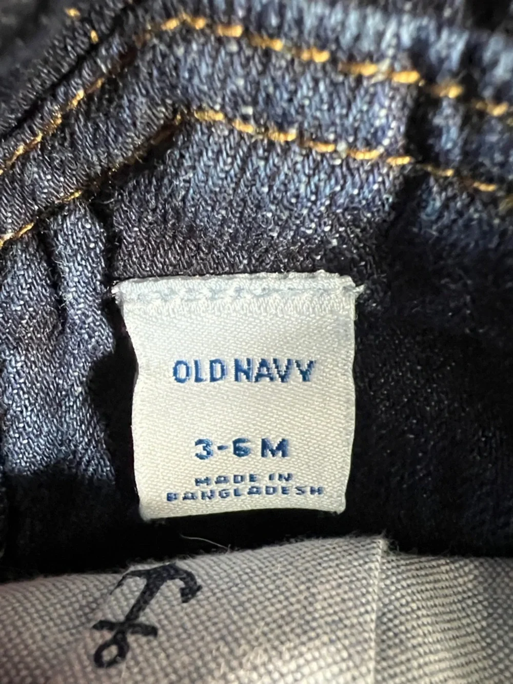 Carter's Light Blue Anchor Polo with Dark Blue Denim Overalls